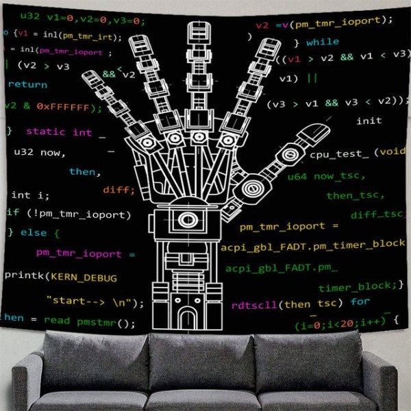 Code - Printed Tapestry