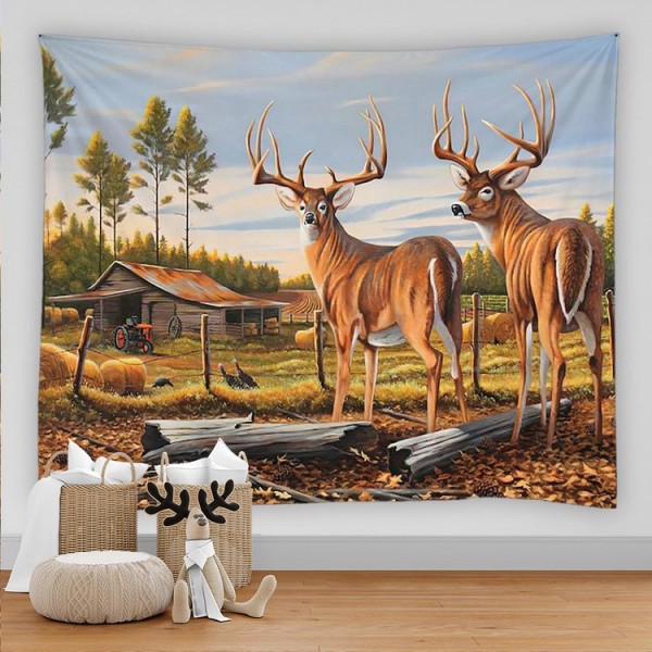 Deer - Printed Tapestry