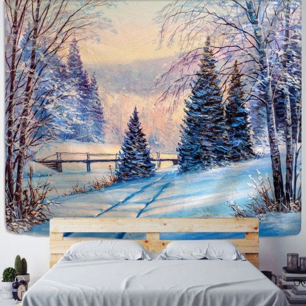 Snow - Printed Tapestry