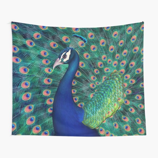 Peacock - Printed Tapestry