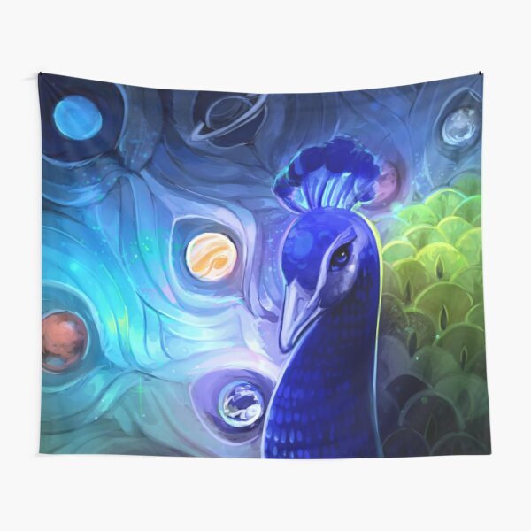 Peacock - Printed Tapestry