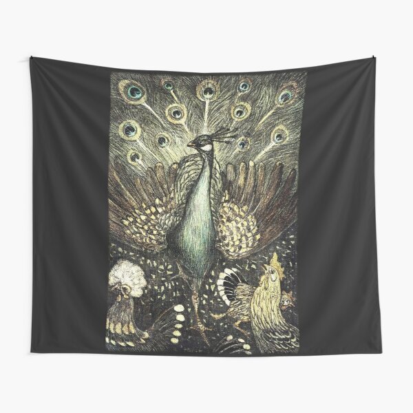 Peacock - Printed Tapestry