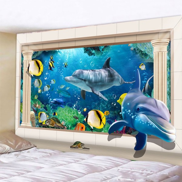 Dolphin  - Printed Tapestry