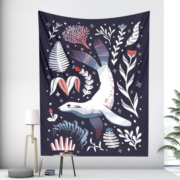 Mizuse & Flower - Printed Tapestry