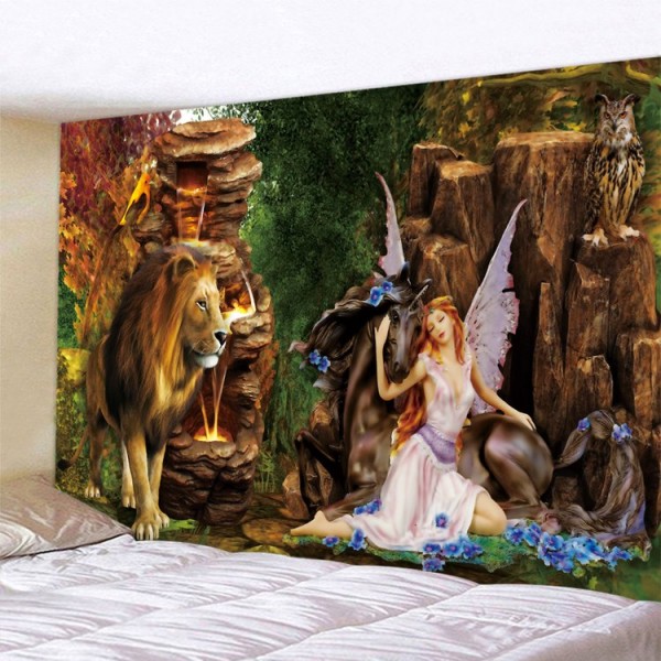 Fairy & Animal - Printed Tapestry