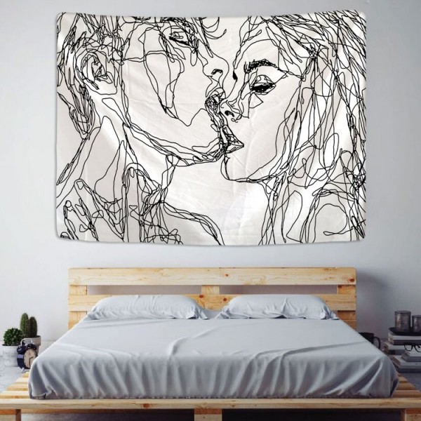 Couple - Printed Tapestry