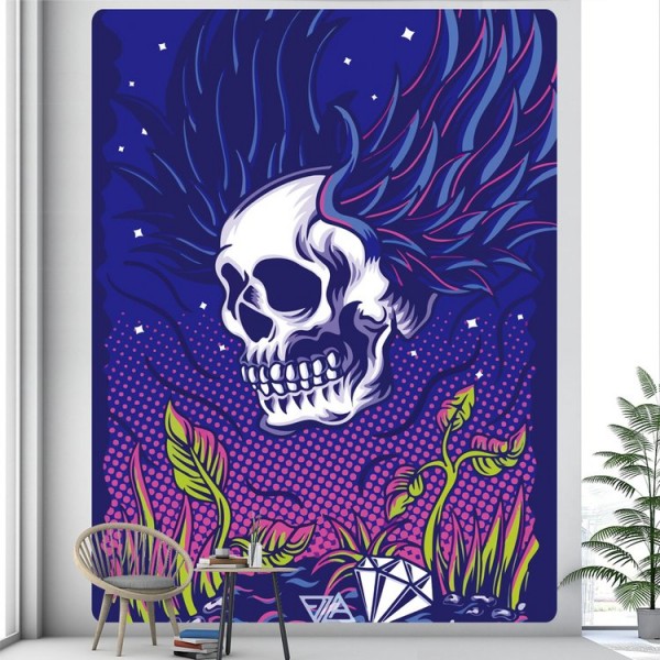 Skull - Printed Tapestry