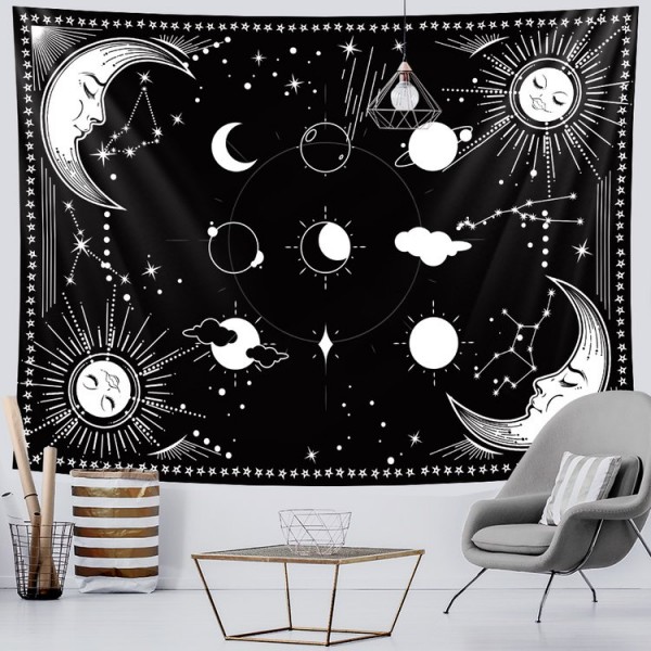 Moon&Sun - Printed Tapestry