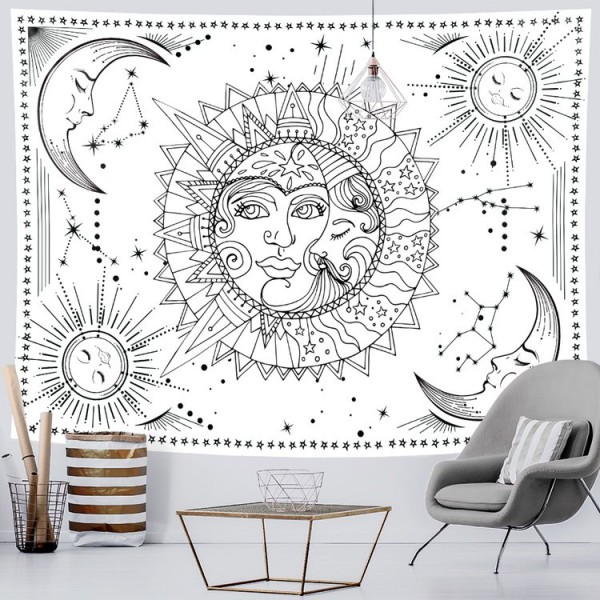 Moon&Sun - Printed Tapestry