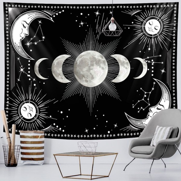 Moon&Sun - Printed Tapestry