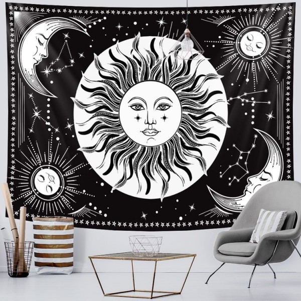 Moon&Sun - Printed Tapestry