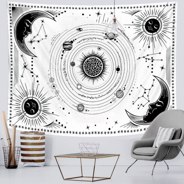 Moon&Sun - Printed Tapestry