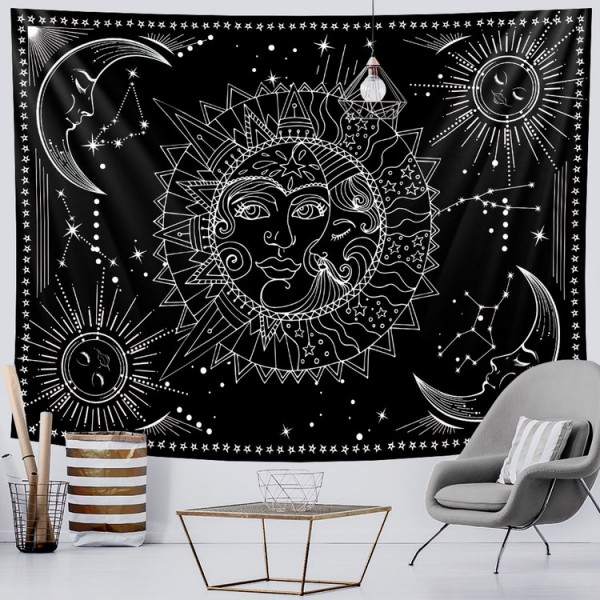 Moon&Sun - Printed Tapestry