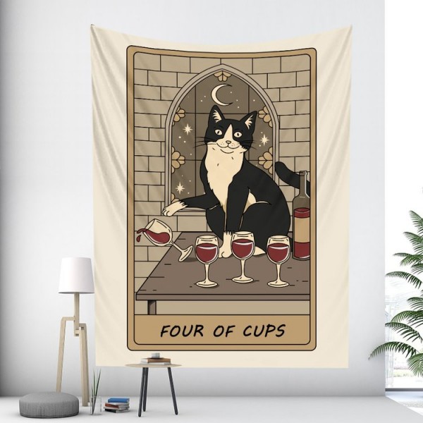 Cat - Printed Tapestry