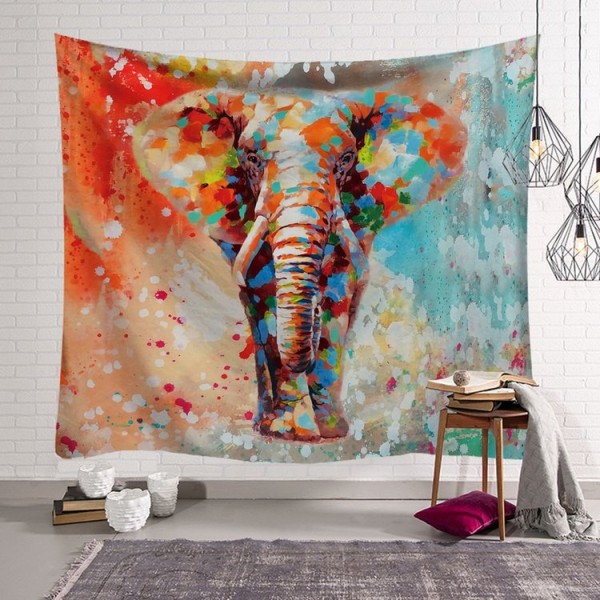 Elephant - Printed Tapestry