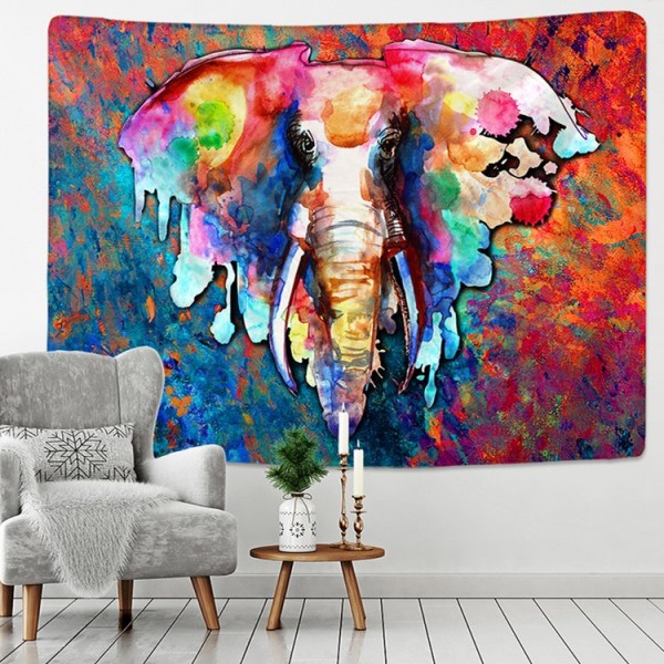 Elephant - Printed Tapestry