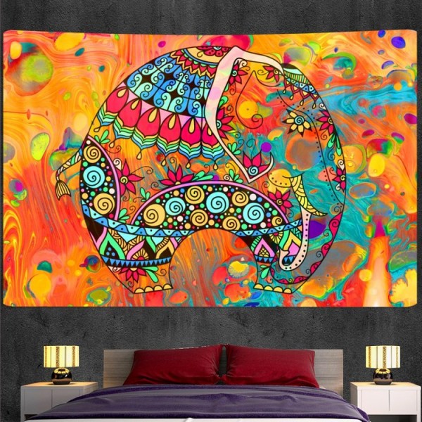 Elephant - Printed Tapestry