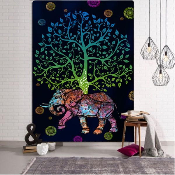 Elephant - Printed Tapestry