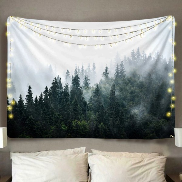 Misty Forest - Printed Tapestry