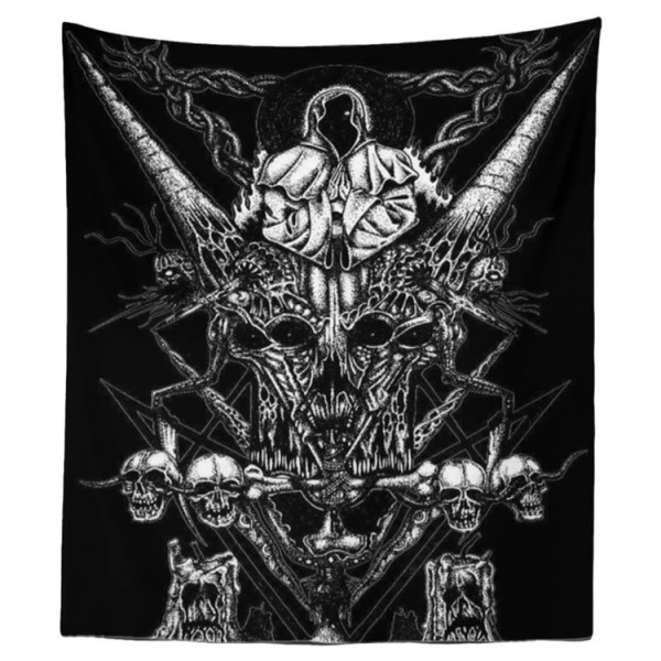 Dark Skull - Printed Tapestry