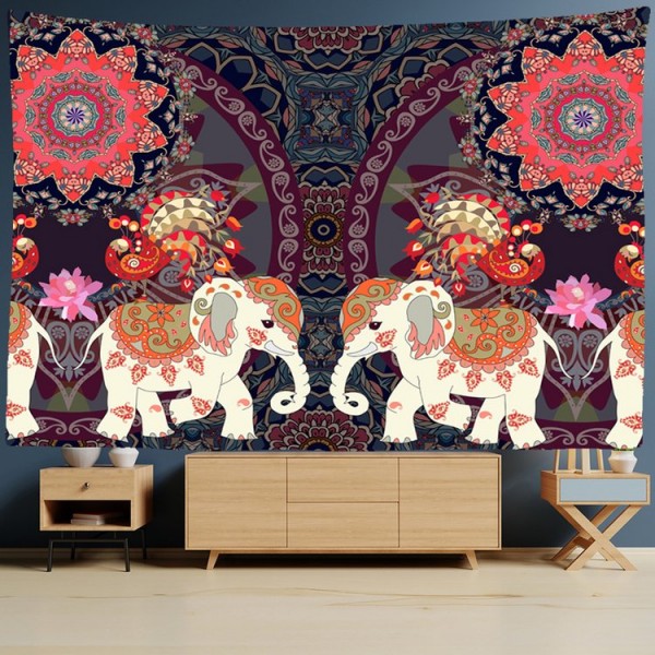 Elephant - Printed Tapestry