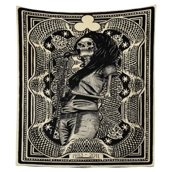 Dark Skull - Printed Tapestry