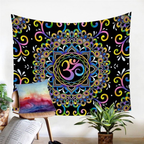 Doodle Ohm - Printed Tapestry