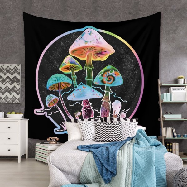 Psychedelic Mushroom - Printed Tapestry