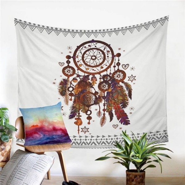 Dreamcatcher Feathers - Printed Tapestry