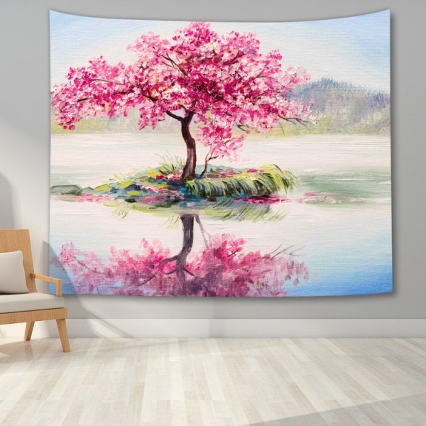 Oil Painting Landscape - Printed Tapestry