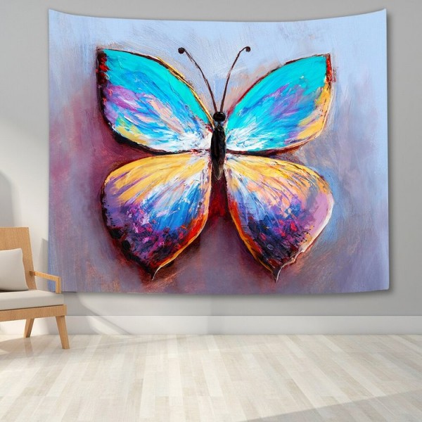 Watercolor Butterflies - Printed Tapestry