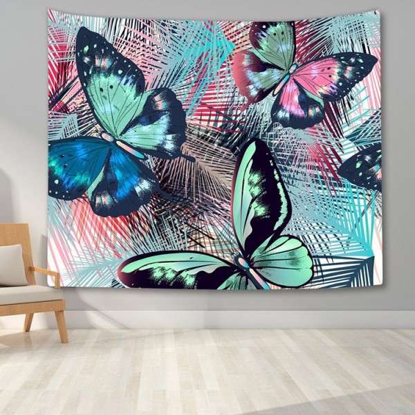 Watercolor Butterflies - Printed Tapestry