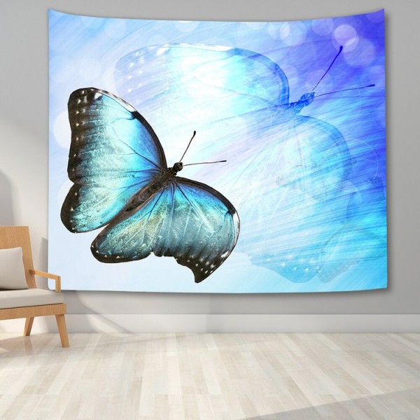 Watercolor Butterflies - Printed Tapestry