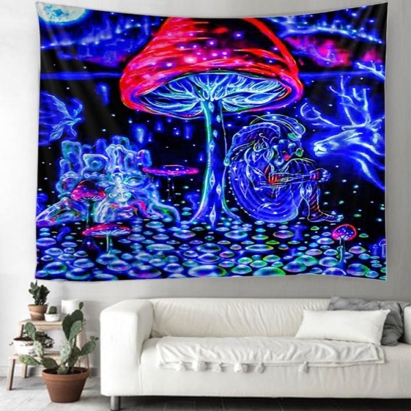 Psychedelic Mushroom - Printed Tapestry