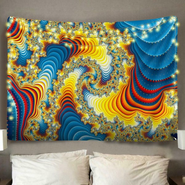 Fibonacci Void V2  - Printed Tapestry