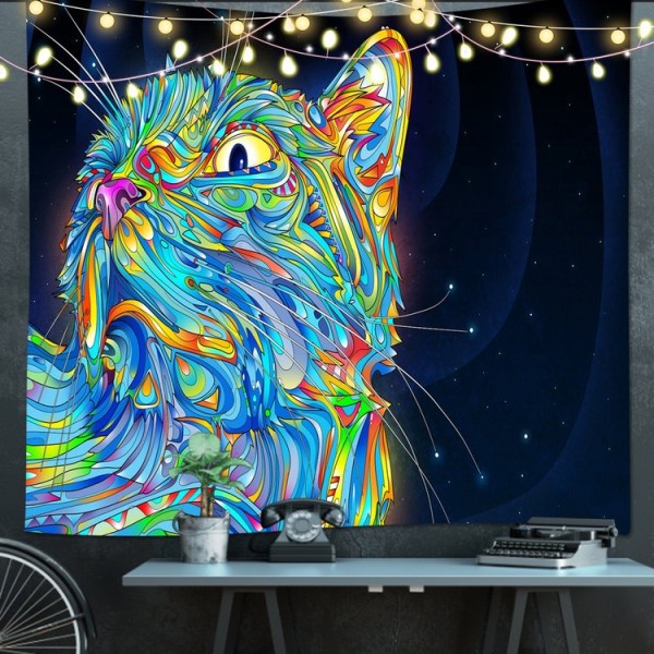 Cat - Printed Tapestry