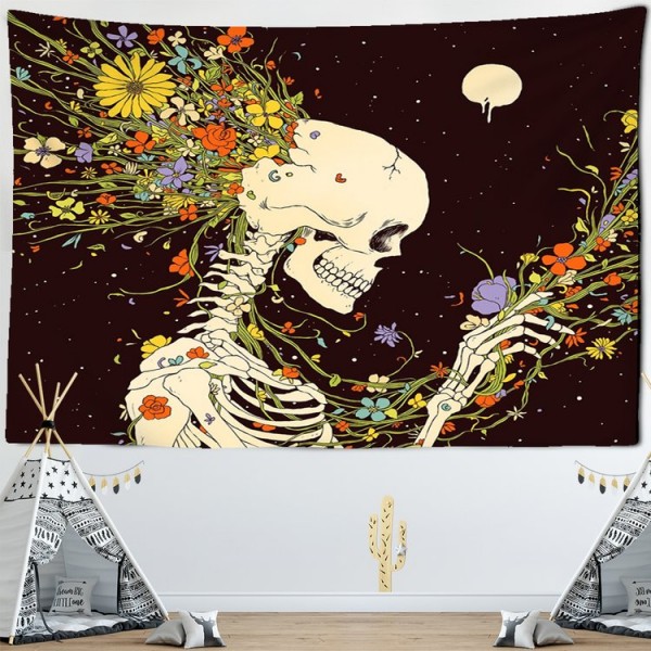 Skull - Printed Tapestry