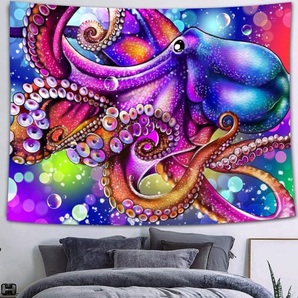 Octopus - Printed Tapestry