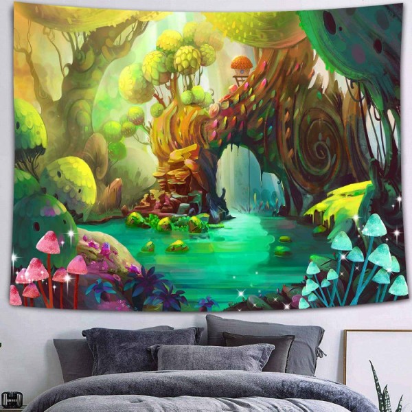 Forest Fairyland - Printed Tapestry