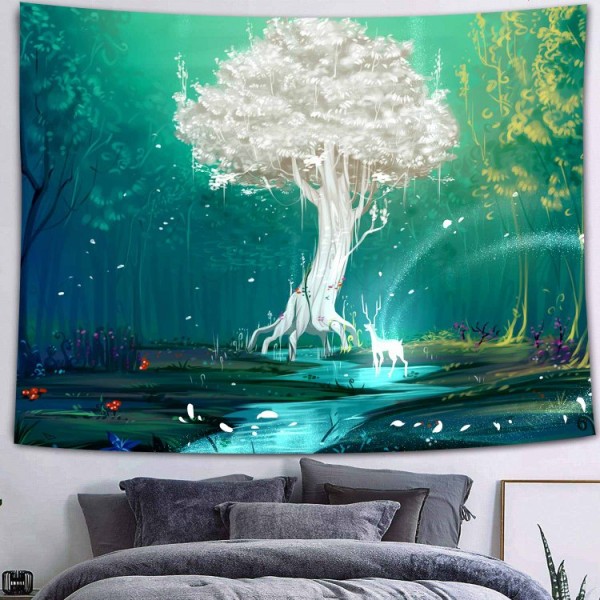 Tree Fairyland - Printed Tapestry