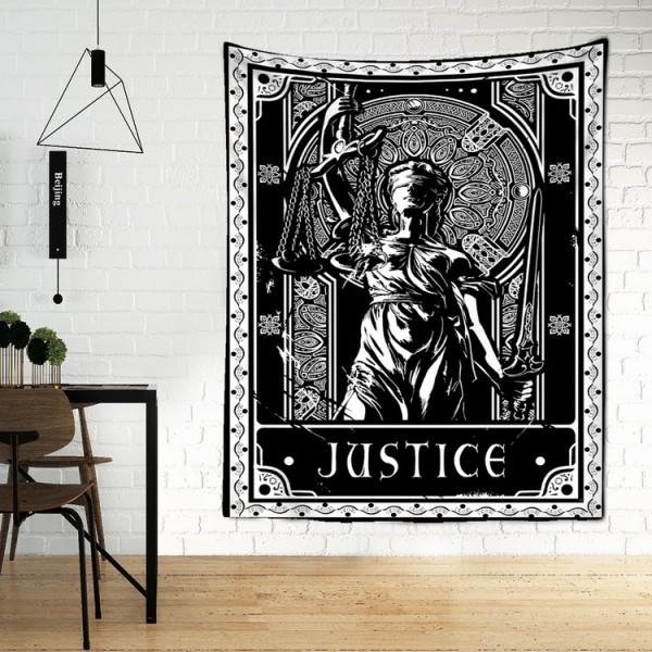 Tarot Justice - Printed Tapestry