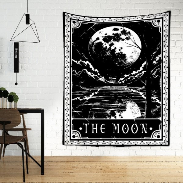 Tarot The Moon - Printed Tapestry