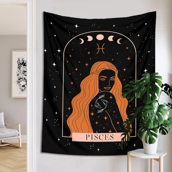 Constellations Pisces - Printed Tapestry