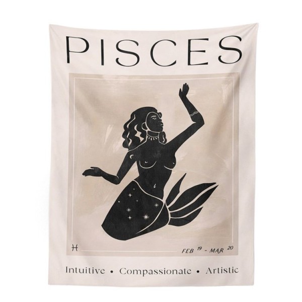 Constellations Pisces - Printed Tapestry