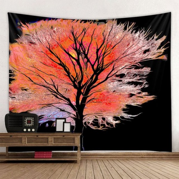 Psychedelic Tree - Printed Tapestry