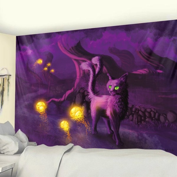 Cat - Printed Tapestry