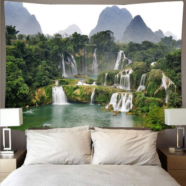 Falls Landscape - Printed Tapestry