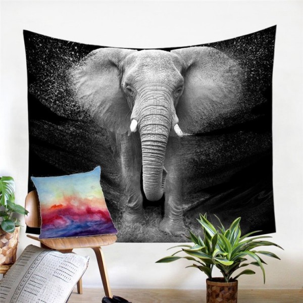 Elephant - Printed Tapestry