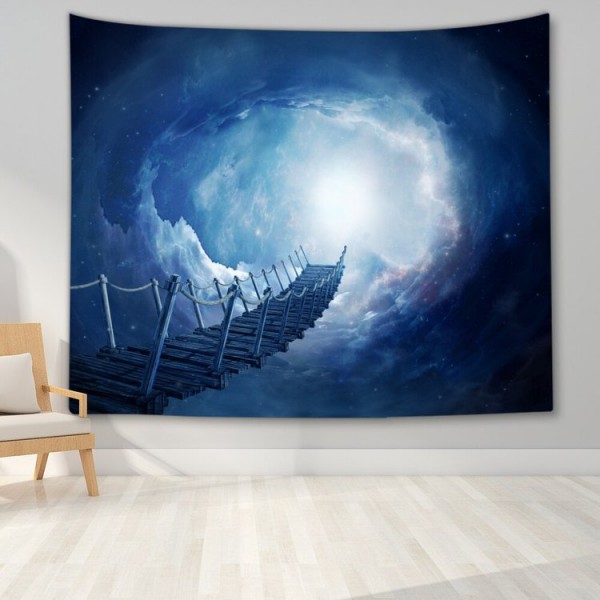 Night Nature Landscap - Printed Tapestry