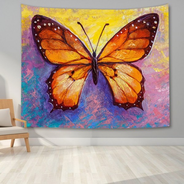 Watercolor Butterflies - Printed Tapestry